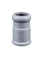 Manguito simple PP. Adaptador para conexión a fundición Ostendorf/Crearplast-Skolan Safe, DN/OD 58 mm